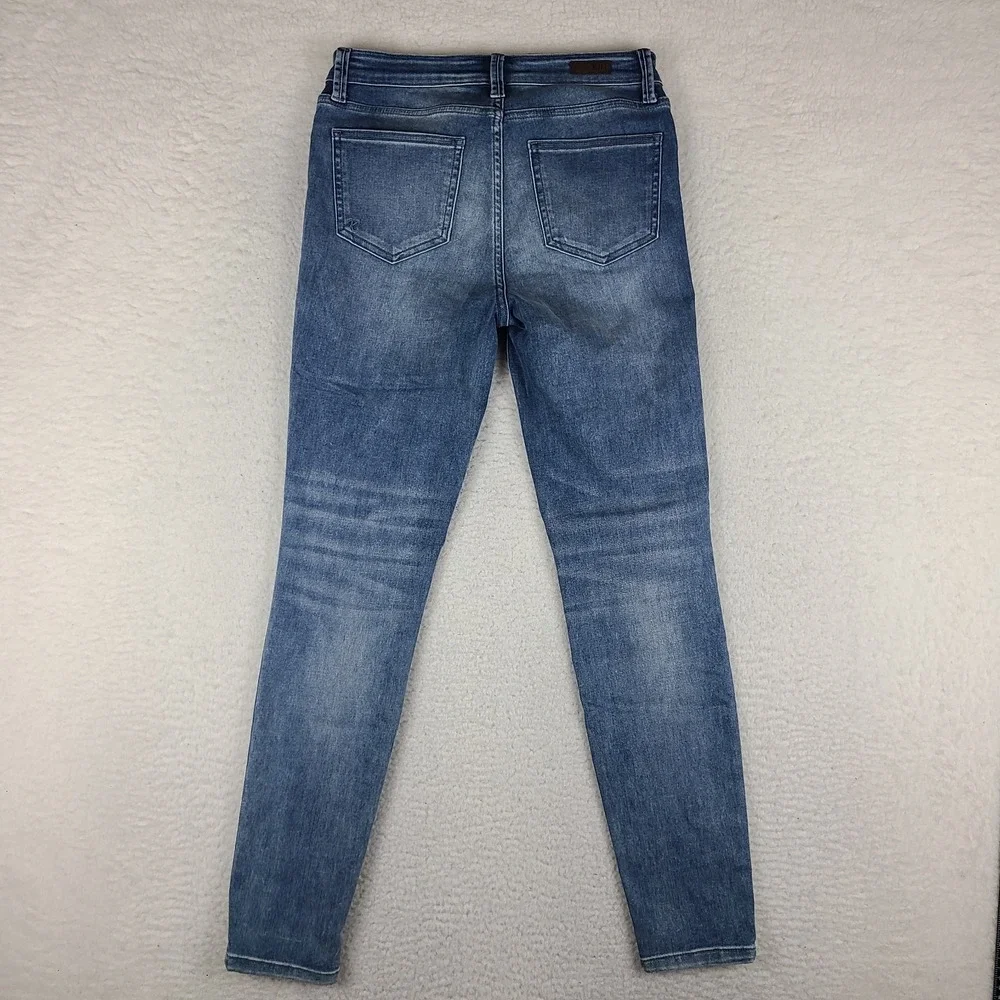 Kut From The Kloth Jeans Womens 6‎ Blue High Rise Toothpick Skinny Light Wash